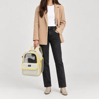 Sac de transport chat pliable - jaune