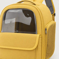 Sac de transport chat pliable - jaune