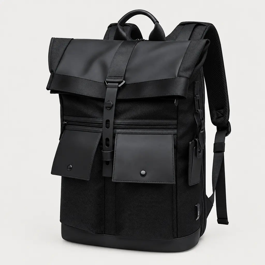 Sac à dos ordinateur antivol - noir