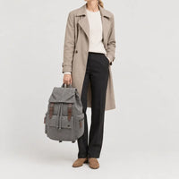 Sac à dos femme pour ordinateur - gris