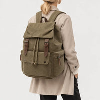 Sac à dos femme pour ordinateur - kaki
