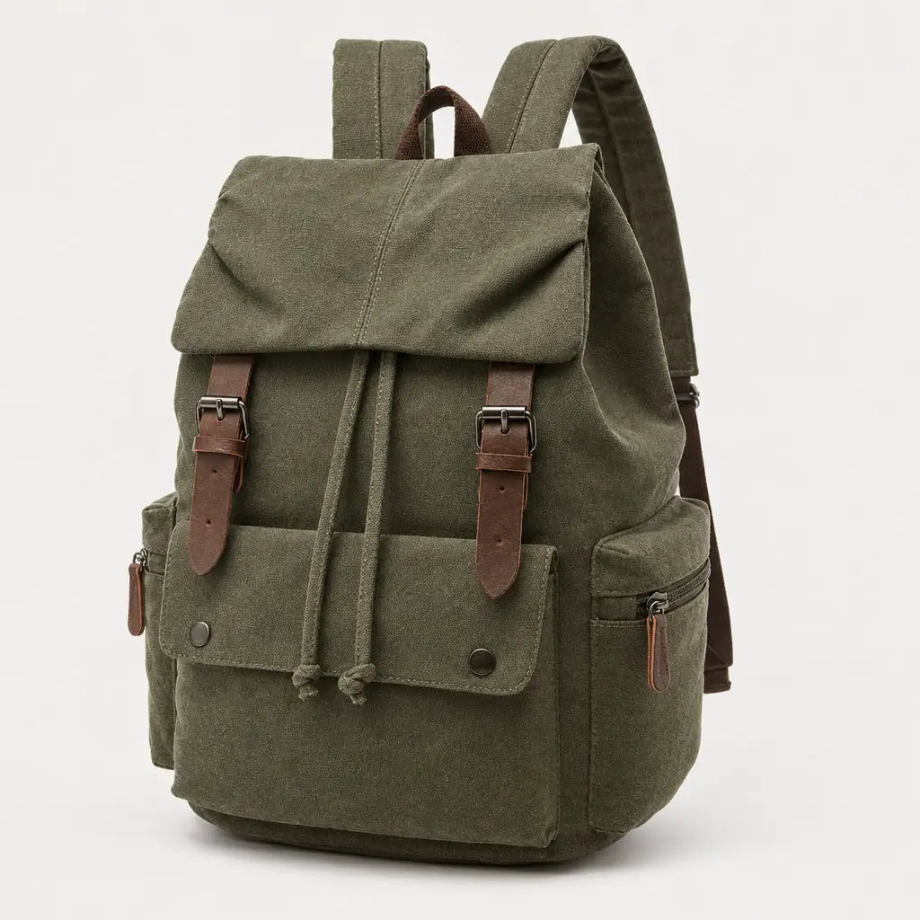 Sac à dos femme pour ordinateur - vert-armee