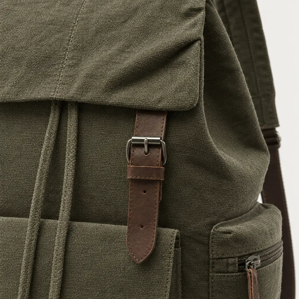 Sac à dos femme pour ordinateur - vert-armee