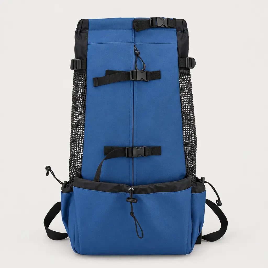 Sac de transport chien respirant - bleu