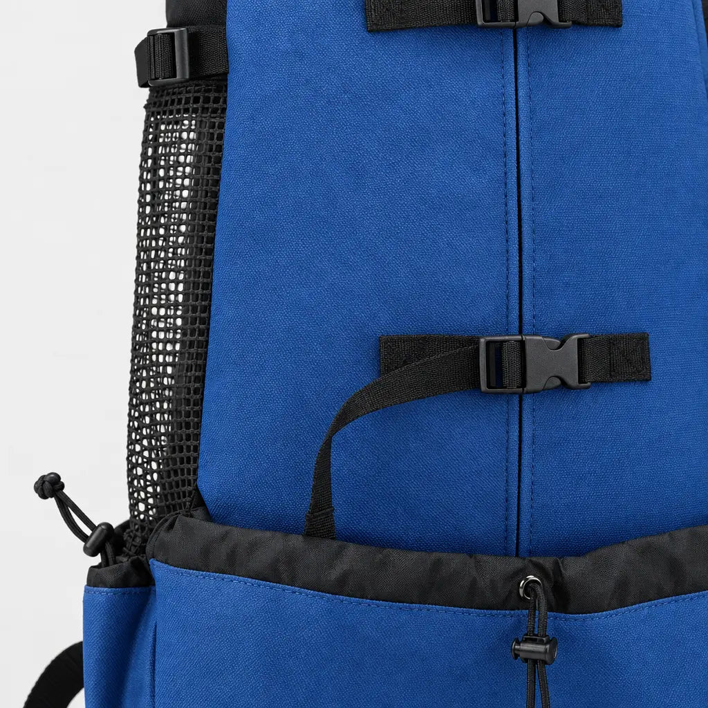 Sac de transport chien respirant - bleu