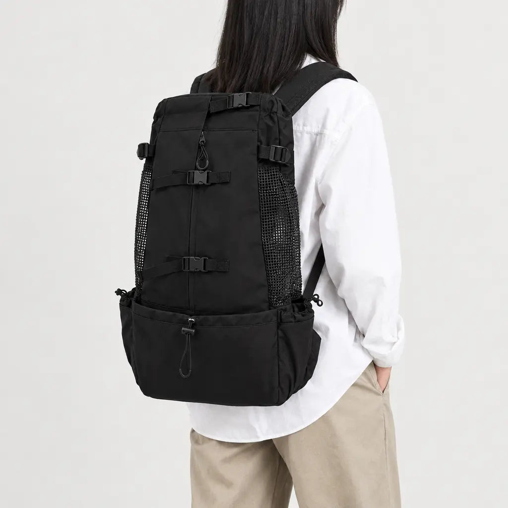 Sac de transport chien respirant - noir