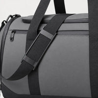 Sac de voyage week-end homme à compartiments - gris