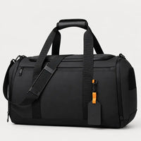 Sac de voyage week-end homme à compartiments - noir
