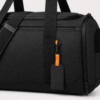 Sac de voyage week-end homme à compartiments - noir