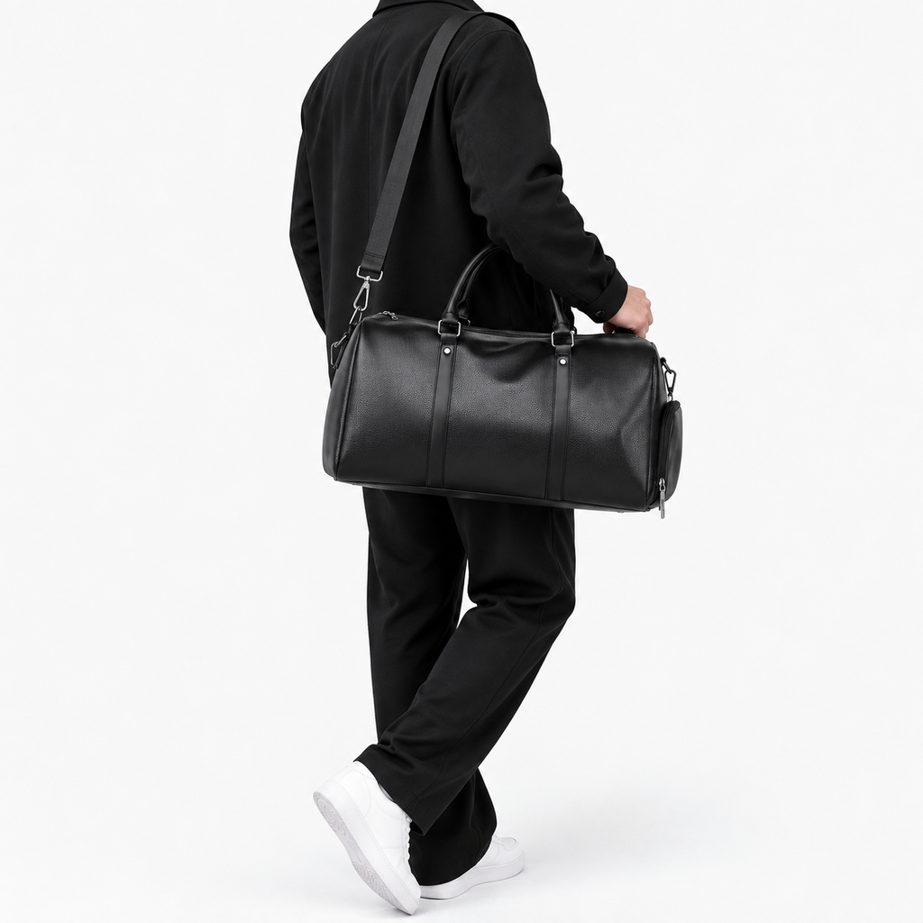 Sac de voyage moto imperméable - noir