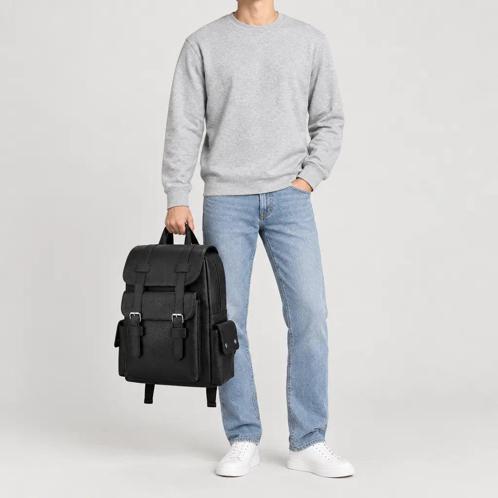 Sac à dos homme pour ordinateur - noir