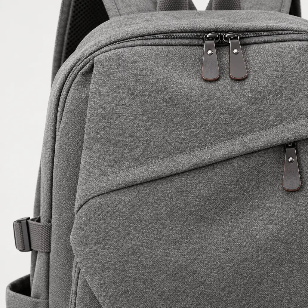 Sac à dos voyage homme à compartiments - gris