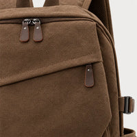 Sac à dos voyage homme à compartiments - marron
