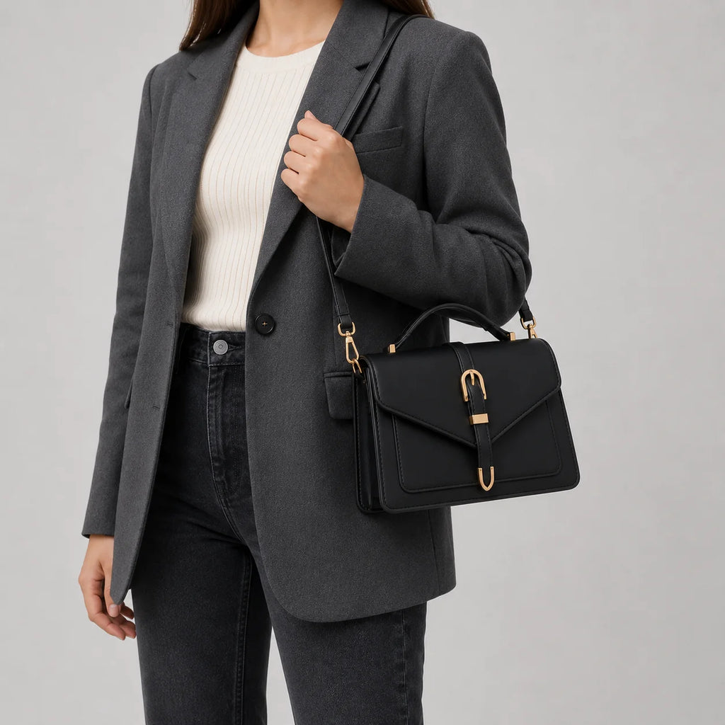Mini sac bandoulière femme à rabat ma vie en sac