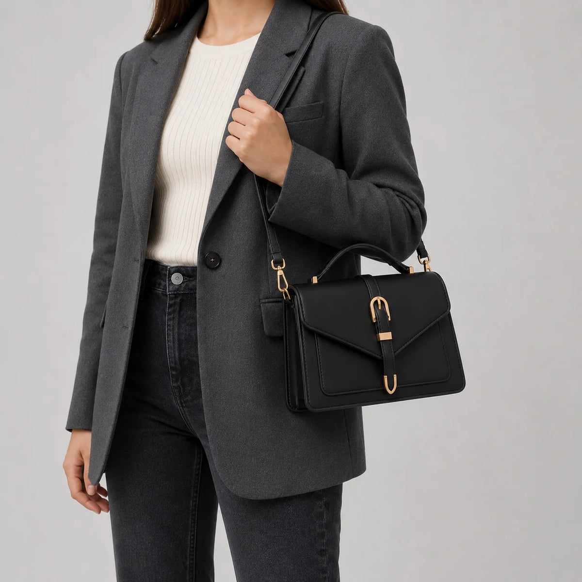 Mini sac bandoulière femme à rabat ma vie en sac