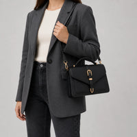 Mini sac bandoulière femme à rabat ma vie en sac