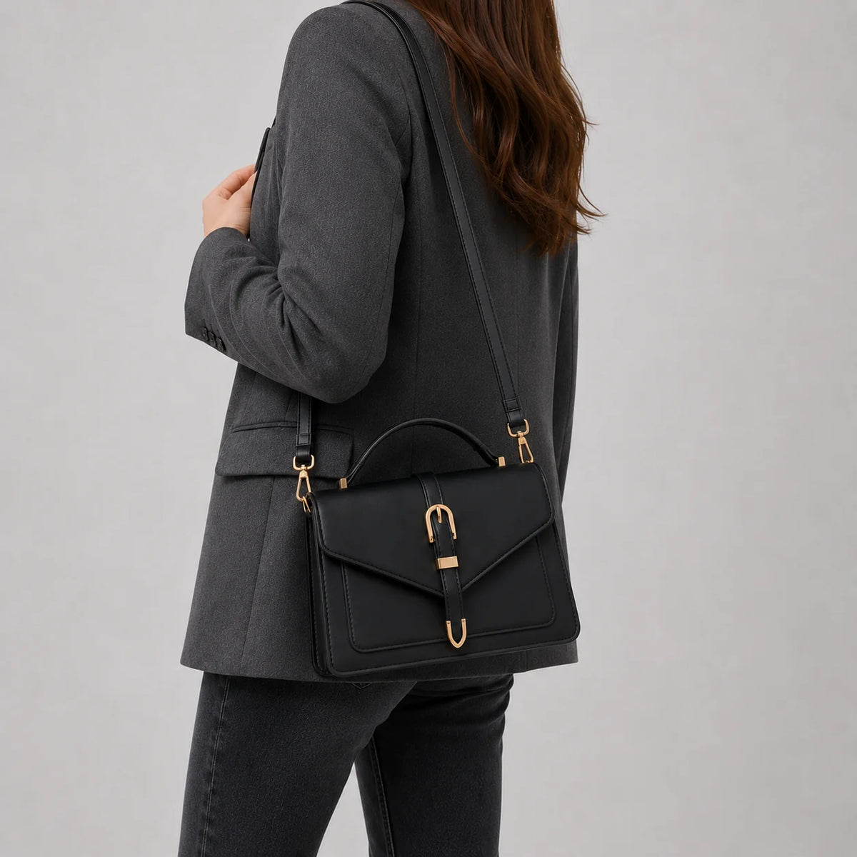 Mini sac bandoulière femme à rabat ma vie en sac