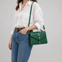Mini sac bandoulière femme à rabat ma vie en sac