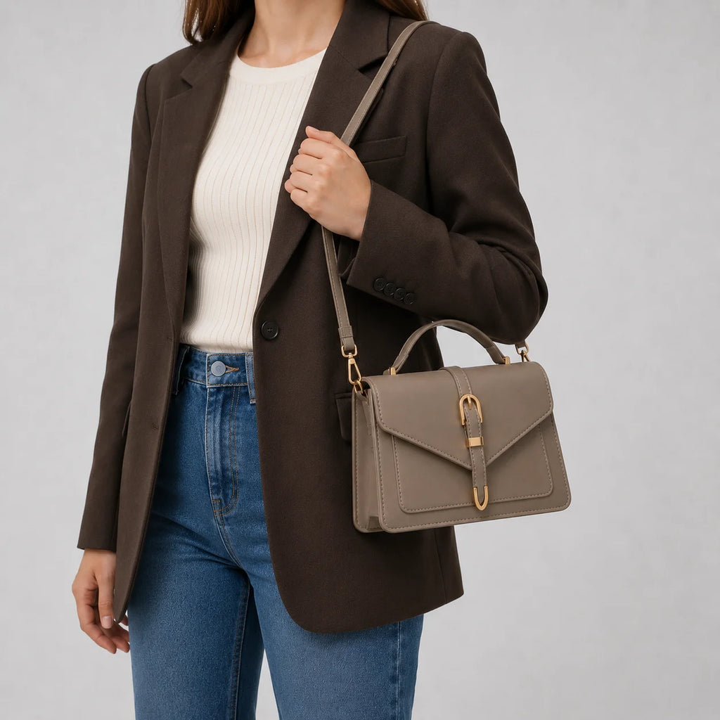Mini sac bandoulière femme à rabat ma vie en sac