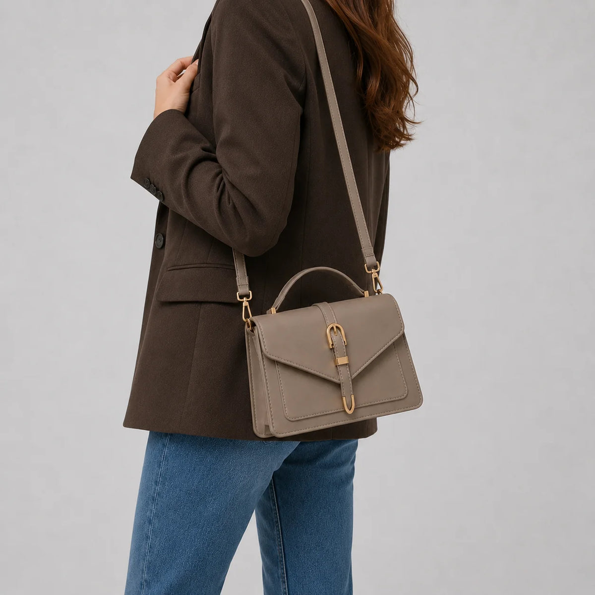 Mini sac bandoulière femme à rabat ma vie en sac