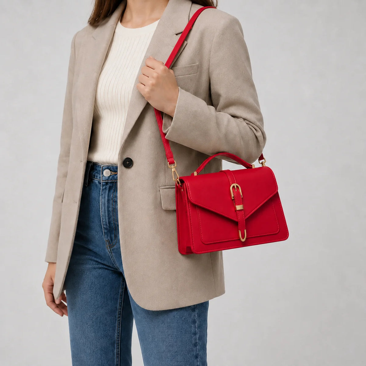 Mini sac bandoulière femme à rabat ma vie en sac