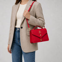 Mini sac bandoulière femme à rabat ma vie en sac