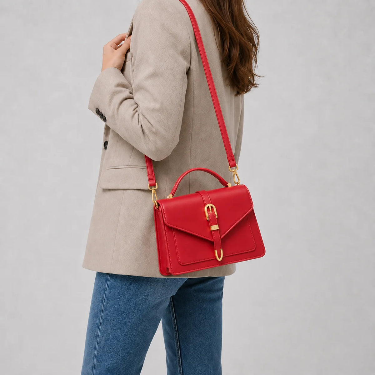 Mini sac bandoulière femme à rabat ma vie en sac