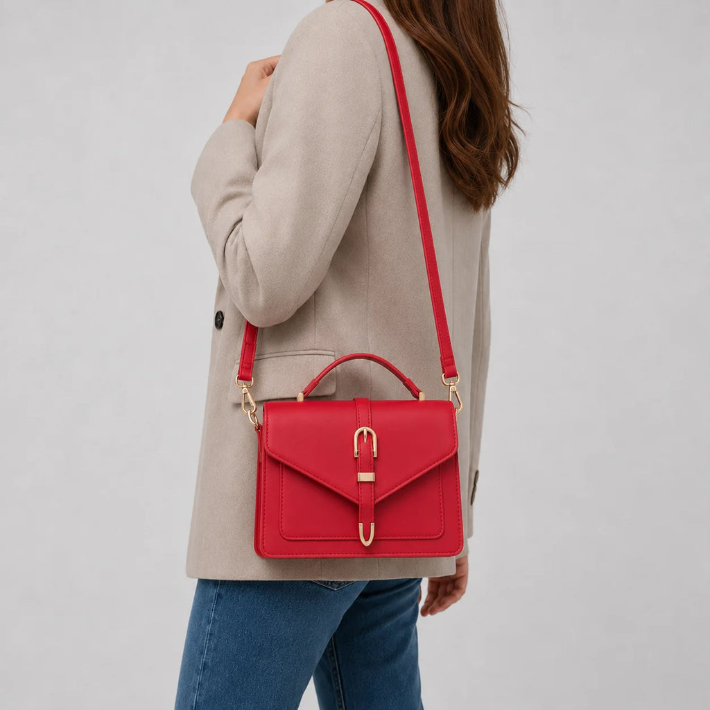 Mini sac bandoulière femme à rabat ma vie en sac