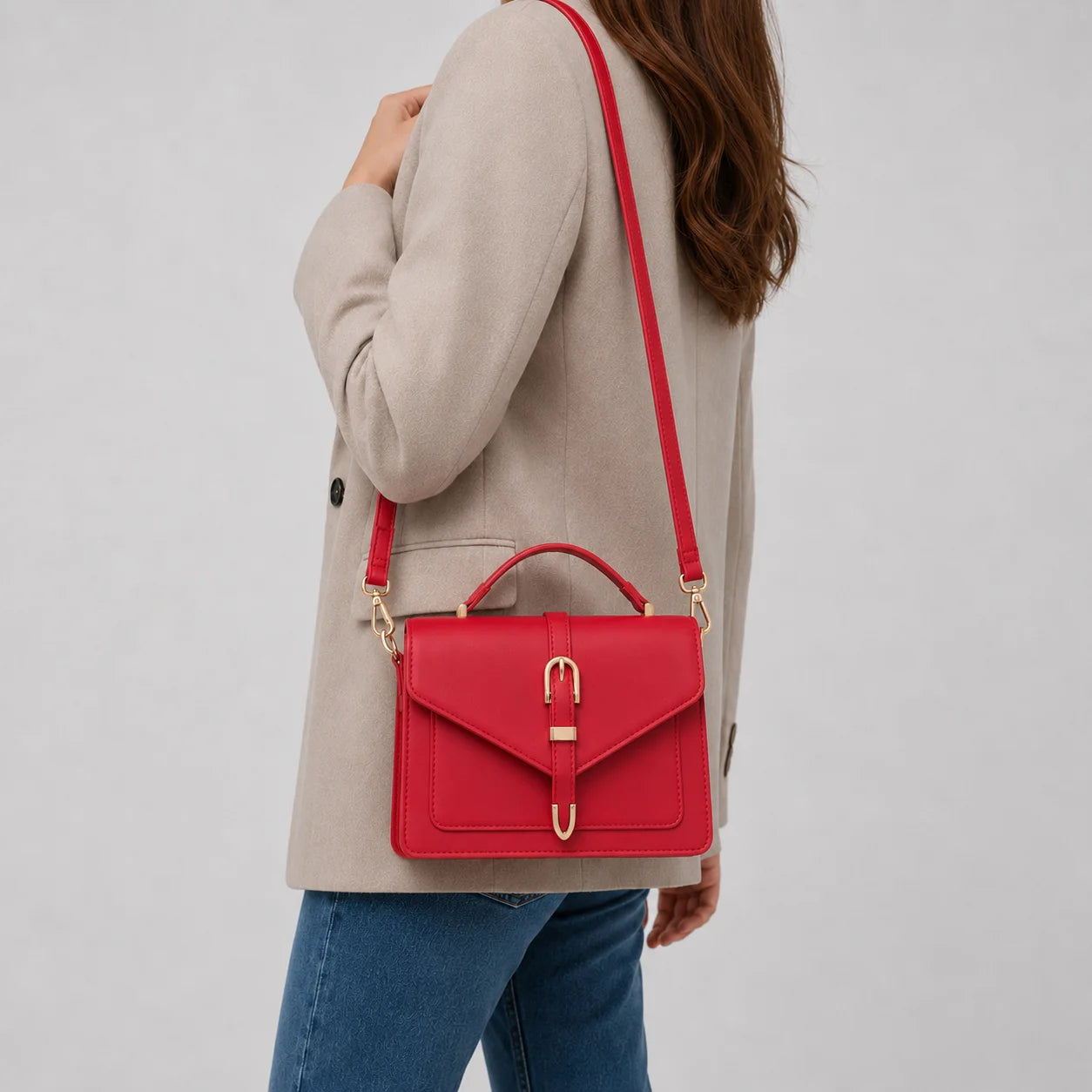 Mini sac bandoulière femme à rabat ma vie en sac