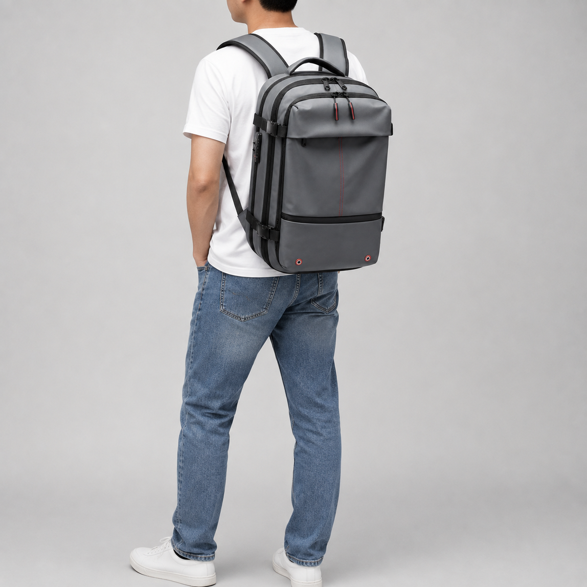 Sac ordinateur homme à compression sous vide ma vie en sac