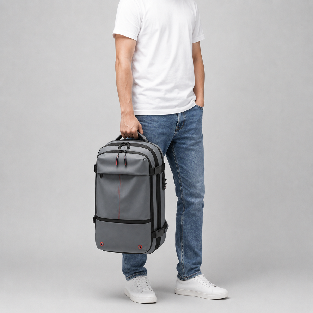 Sac ordinateur homme à compression sous vide ma vie en sac