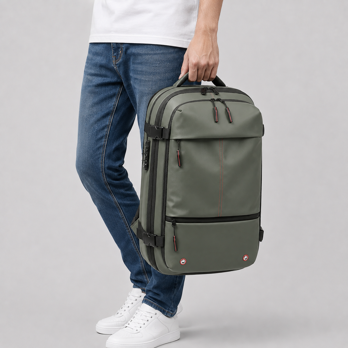 Sac ordinateur homme à compression sous vide ma vie en sac