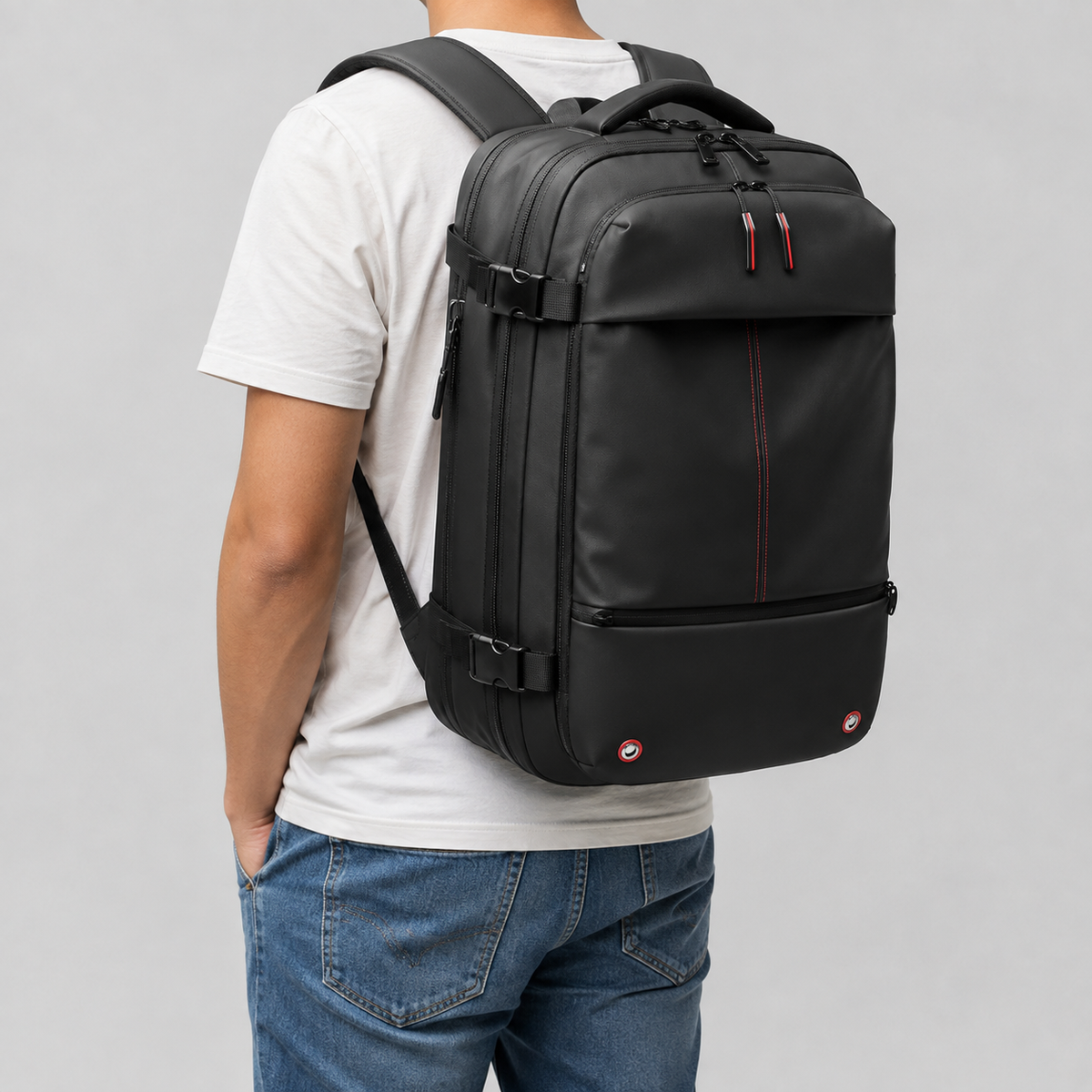 Sac ordinateur homme à compression sous vide ma vie en sac