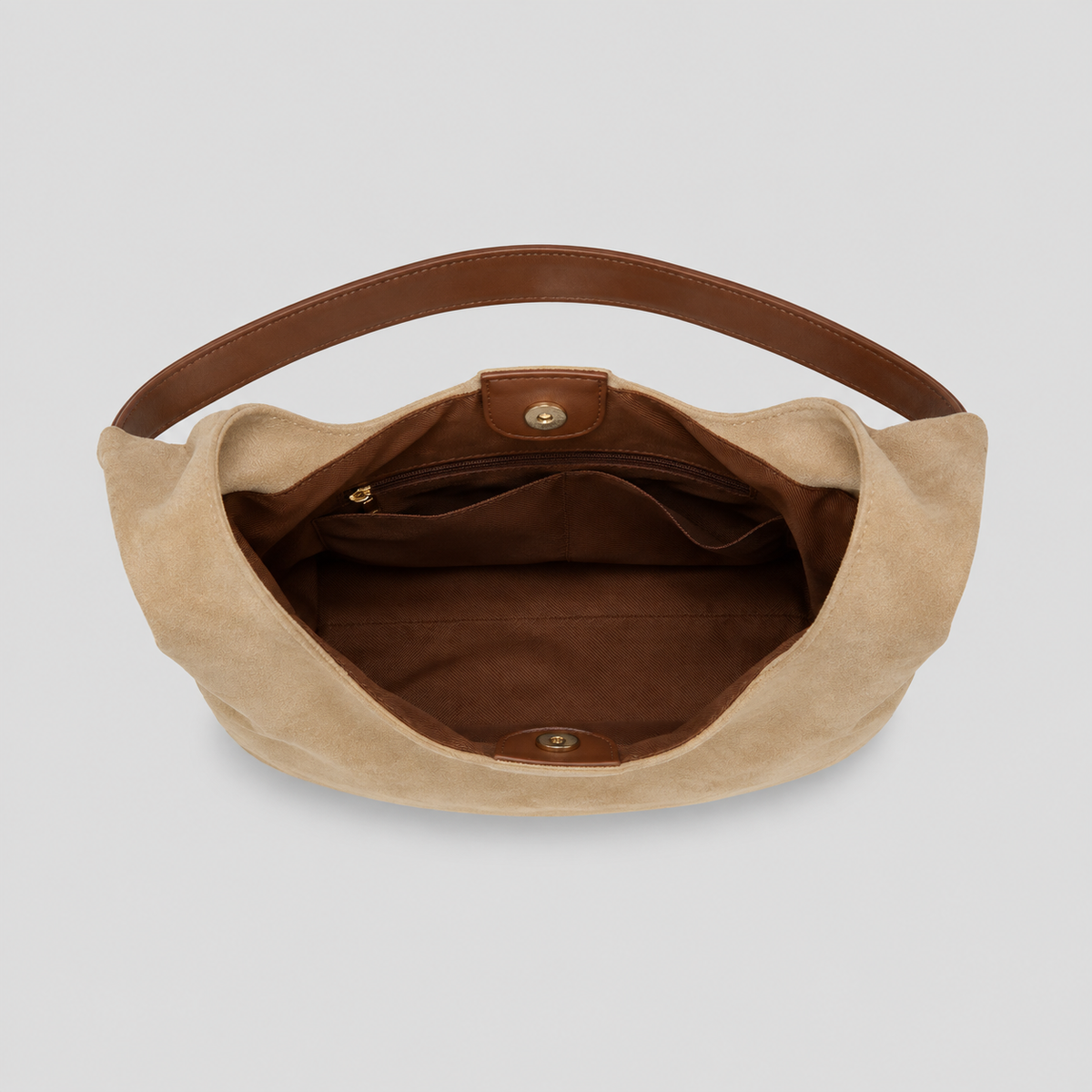 Sac à main femme en daim à bandoulière ma vie en sac