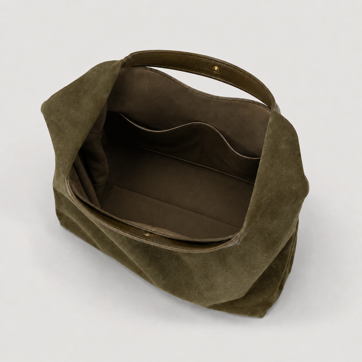 Sac à main femme en daim à bandoulière ma vie en sac
