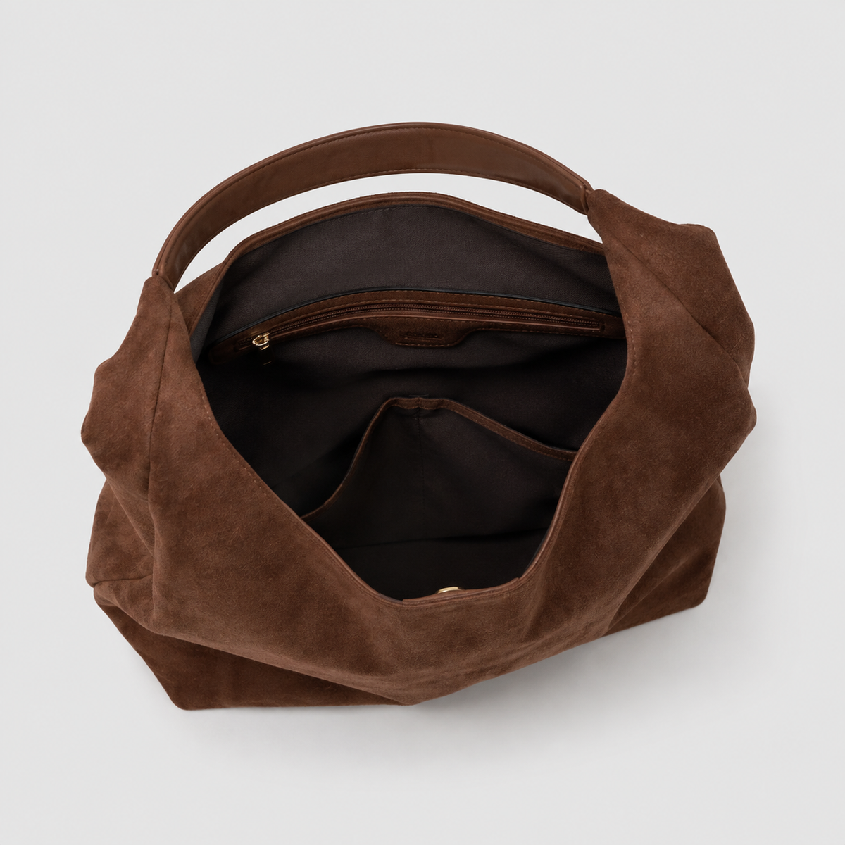 Sac à main femme en daim à bandoulière ma vie en sac