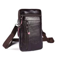 Sac banane homme en simili cuir