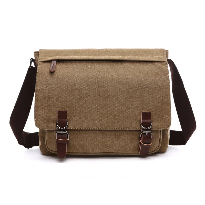Sac bandoulière homme en toile pour ordinateur