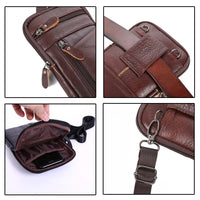 Sac banane homme en simili cuir