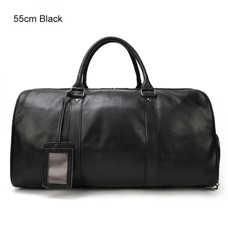 Sac de voyage week-end en cuir véritable