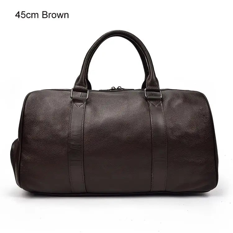 Sac de voyage week-end en cuir véritable