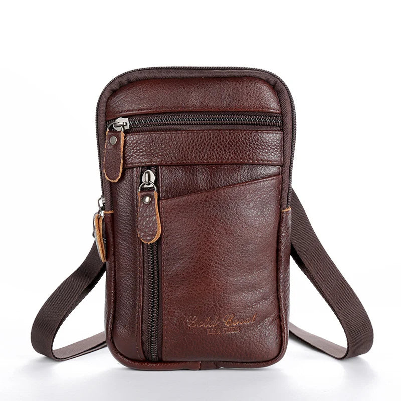 Sac banane homme en simili cuir
