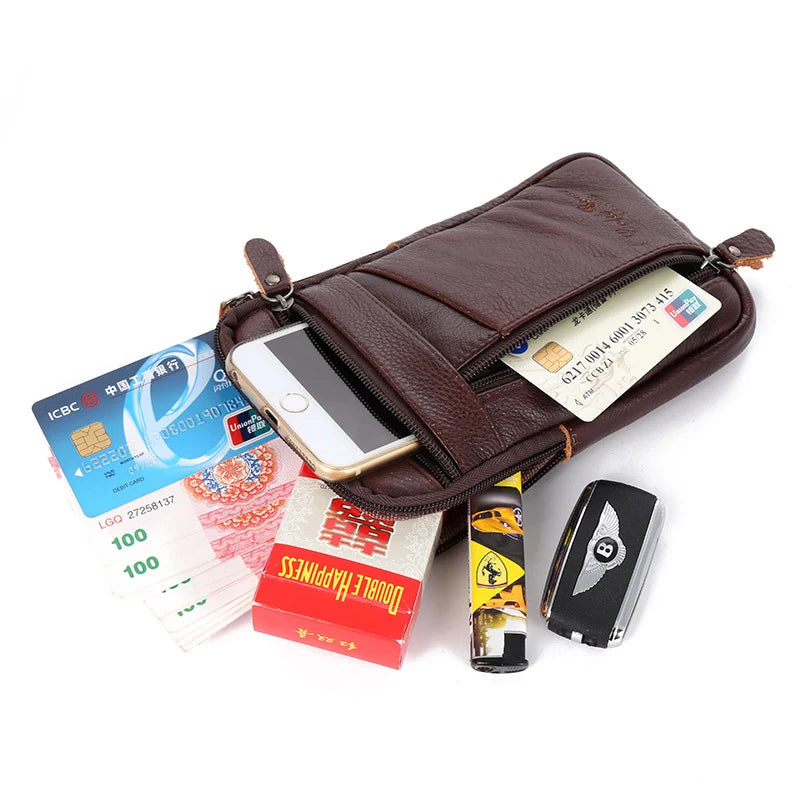 Sac banane homme en simili cuir