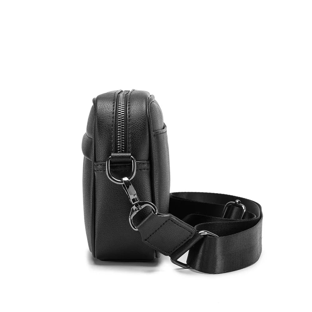 Sac bandoulière homme en simili cuir