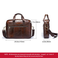 Sac ordinateur homme en cuir véritable