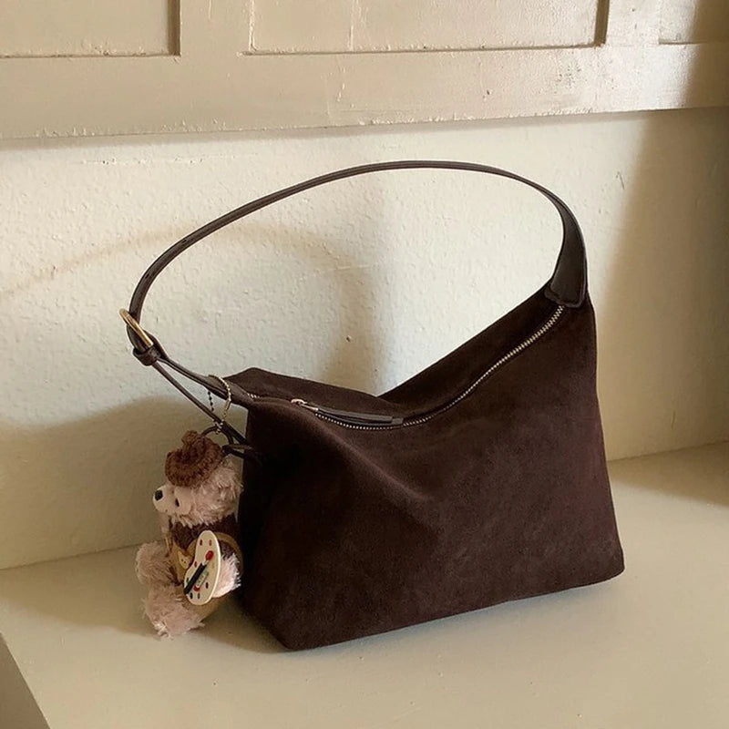 Sac hobo femme en daim