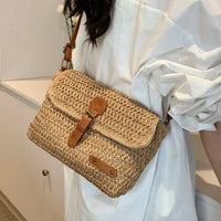 Sac bandoulière en paille