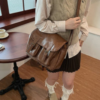 Sac bandoulière femme à double fermeture