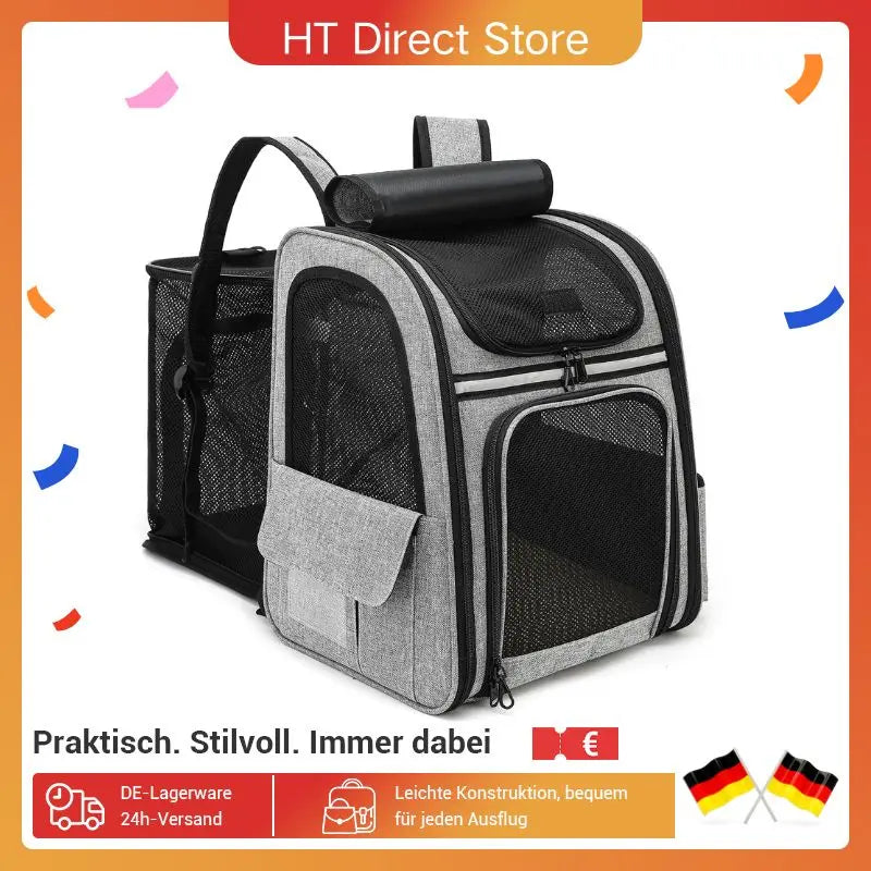 Sac de transport chat en filet
