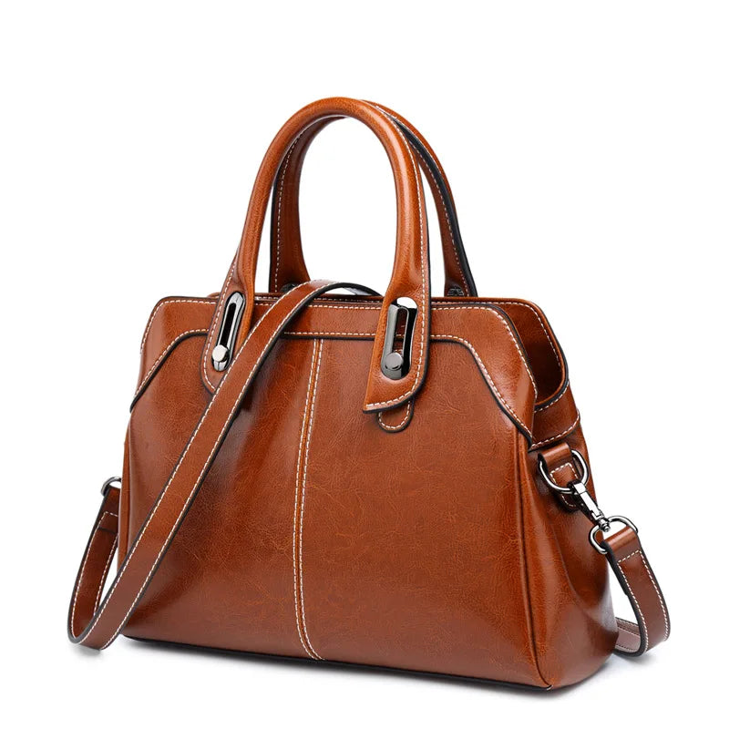 Sac bandoulière femme en cuir ciré